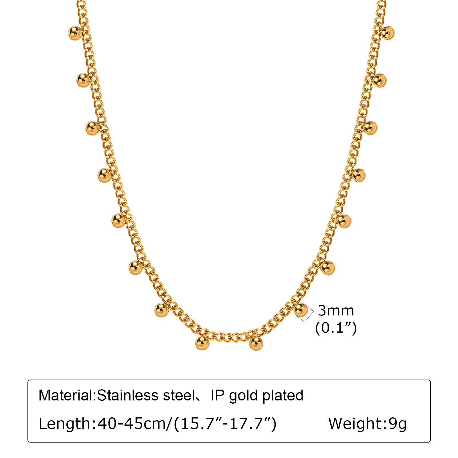 PVD Coated Real Gold Plated 18K Gold Solid Color 201 Stainless Steel Elegant Waterproof Non Tarnish Jewelry Set