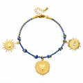 Heart Bracelet, 18K Gold Plated Steel