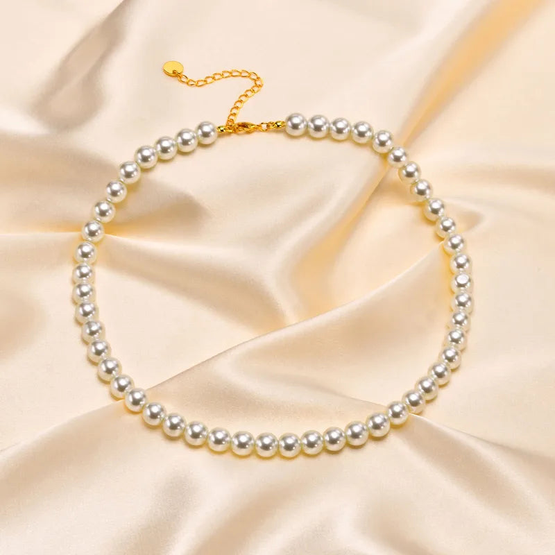 PVD Coated Real Gold Plated 18K Gold Geometric 304 Stainless Steel Retro Waterproof Non Tarnish 304 Stainless Steel Layered Necklaces
