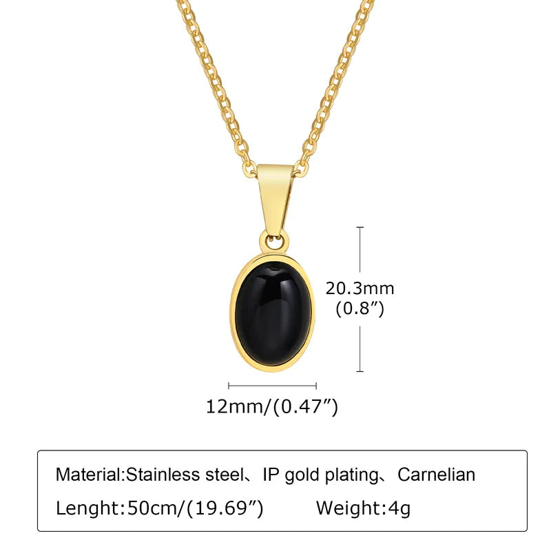 PVD Coated Real Gold Plated 18K Gold Geometric 304 Stainless Steel Retro Waterproof Non Tarnish 304 Stainless Steel Layered Necklaces