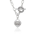 Heart Shape Necklace in 304 Stainless Steel with 18K Real Gold Plated PVD Coating and 0.03µm Waterproof Non Tarnish Finish